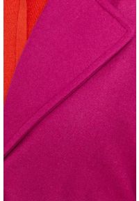 Desigual Płaszcz damski kolor różowy przejściowy oversize. Kolor: różowy #4