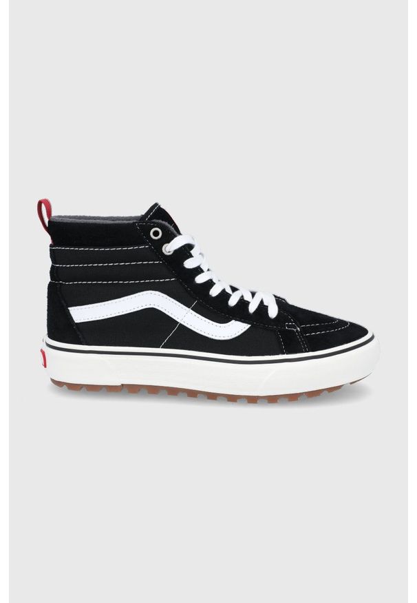 Vans - Trampki. Nosek buta: okrągły. Zapięcie: sznurówki. Kolor: czarny. Materiał: polar, guma. Szerokość cholewki: normalna