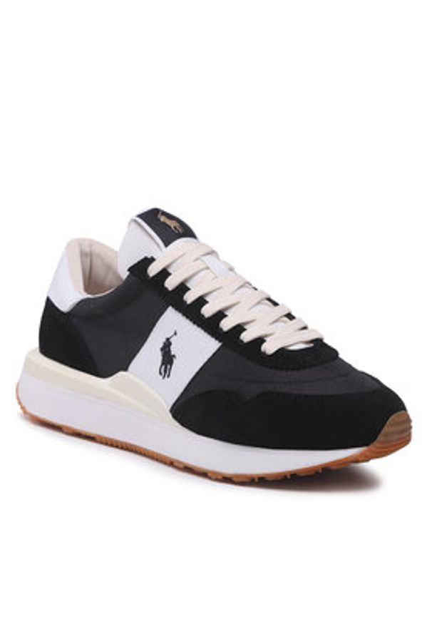 Polo Ralph Lauren Sneakersy Train 89 809878008001 Czarny. Kolor: czarny. Materiał: materiał