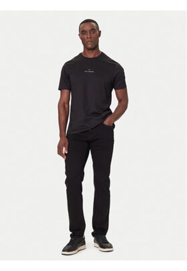 PAUL & SHARK - Paul&Shark T-Shirt 99311008 Czarny Regular Fit. Kolor: czarny. Materiał: bawełna