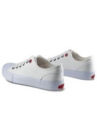 Białe Trampki Cross Jeans Damskie Stylowe Buty. Okazja: na co dzień. Kolor: biały. Materiał: guma, materiał. Szerokość cholewki: normalna. Sezon: lato. Styl: elegancki #8