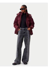 Karl Lagerfeld Jeans Kurtka zimowa A3W15023 Bordowy Regular Fit. Kolor: czerwony. Materiał: syntetyk. Sezon: zima