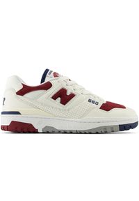 Buty męskie New Balance BB550VRC – beżowe. Okazja: na co dzień. Kolor: beżowy. Materiał: skóra. Szerokość cholewki: normalna