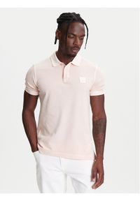 United Colors of Benetton - United Colors Of Benetton Polo 3089U302D Różowy Regular Fit. Typ kołnierza: polo. Kolor: różowy. Materiał: bawełna #1