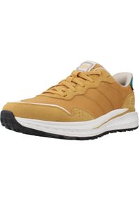 skechers - Kapcie SKECHERS SLIP-INS SLADE ULTRA-MERCER Żółty. Kolor: żółty. Materiał: tkanina, skóra