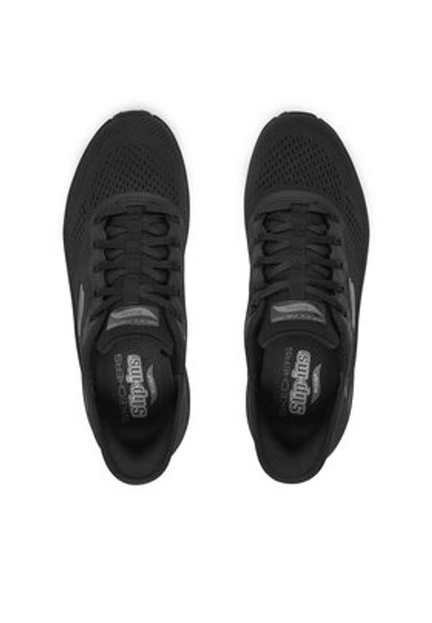 skechers - Skechers Sneakersy Arch Fit 2.0 150066/BBK Czarny. Kolor: czarny. Materiał: materiał