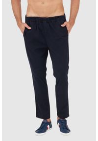 7 FOR ALL MANKIND Granatowe spodnie męskie Jogger Chino, Rozmiar L. Kolor: niebieski. Materiał: bawełna