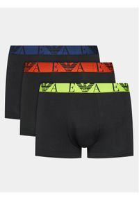 Emporio Armani Underwear Komplet 3 par bokserek 111357 3F715 73320 Czarny. Kolor: czarny. Materiał: bawełna