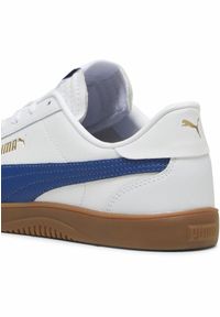 Puma - Sneakersy PUMA Club 5v5 PUMA White Clyde Royal Gold Blue. Kolor: biały, wielokolorowy, niebieski. Materiał: materiał, skóra, syntetyk. Szerokość cholewki: normalna. Sport: turystyka piesza