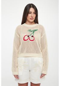 Twinset Milano - Sweter damski ażurowy TWINSET. Wzór: ażurowy #4