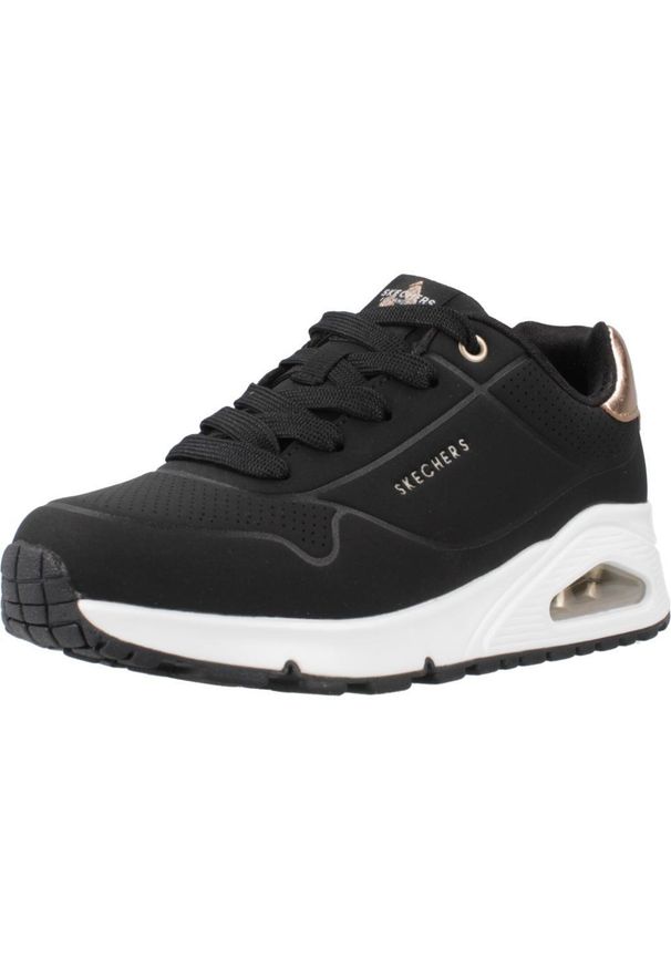 skechers - Tenisówki Skechers Model Uno Gen1 Kolor Czarny. Kolor: czarny. Materiał: syntetyk, tkanina. Model: Skechers Sport. Sport: turystyka piesza