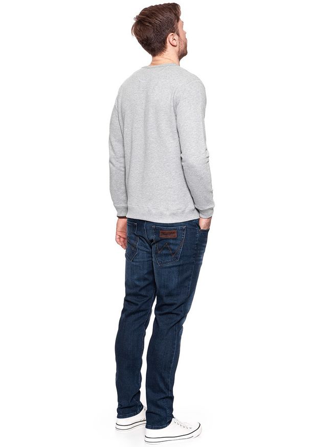 Lee - BLUZA MĘSKA LEE CREW SWEATSHIRT GREY MELE L82JUB37. Styl: klasyczny