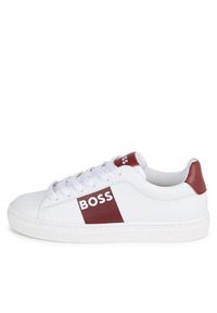 BOSS - Boss Sneakersy J50854 S Biały. Kolor: biały #4