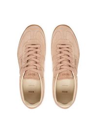 BOSS Sneakersy Brenta 50536645 Różowy. Kolor: różowy. Materiał: zamsz, skóra #4