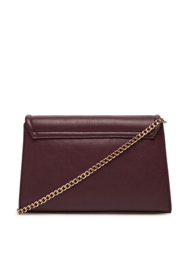 Love Moschino - LOVE MOSCHINO Torebka JC4093PP1NLI0552 Bordowy. Kolor: czerwony. Materiał: skórzane