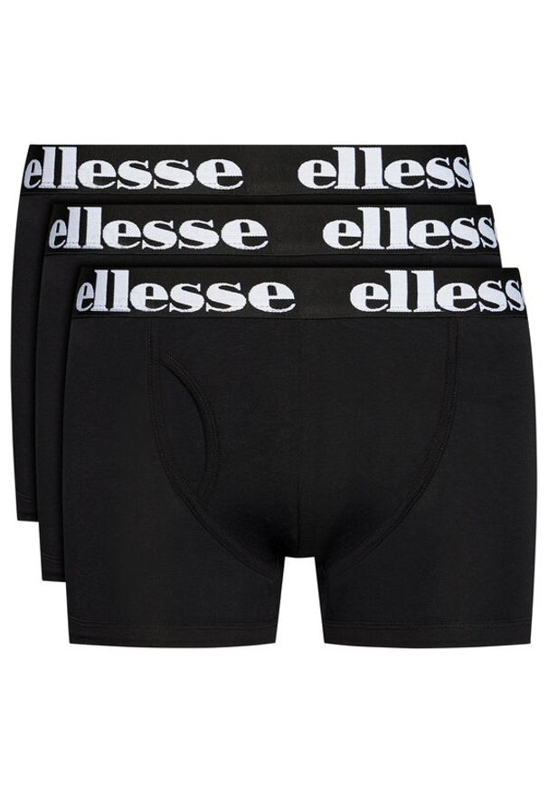 Ellesse Komplet 3 par bokserek Hali SHAY0614 Czarny. Kolor: czarny. Materiał: bawełna