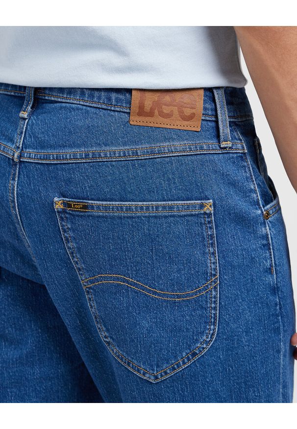 Lee - LEE MĘSKIE SPODNIE 5 POCKET SHORT LAZY RIVER 112349238 L73M016073