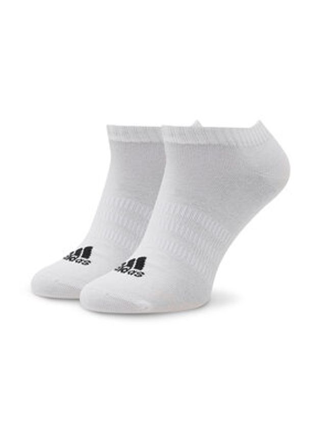 Adidas - adidas Stopki Thin and Light Sportswear Low-Cut Socks 3 Pairs HT3469 Biały. Kolor: biały. Materiał: syntetyk