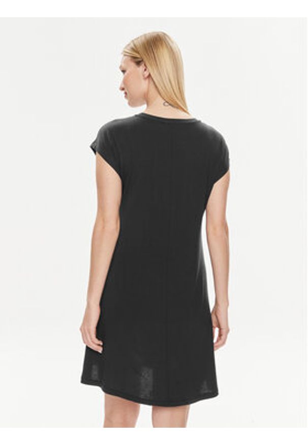 Vero Moda Sukienka codzienna Ava 10304703 Czarny Loose Fit. Okazja: na co dzień. Kolor: czarny. Materiał: lyocell. Typ sukienki: proste. Styl: casual
