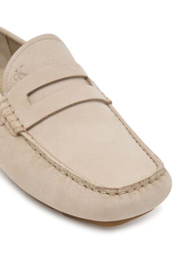 Calvin Klein Mokasyny Driver Penny Nu HM0HM01866 Beżowy. Kolor: beżowy. Materiał: skóra