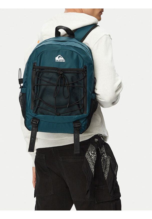 Quiksilver Plecak WBEO-QUIK-M-005-10 Zielony ciemny. Kolor: zielony. Materiał: materiał