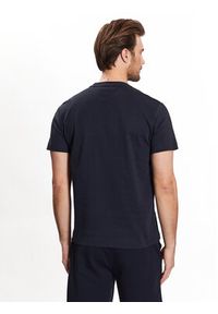 Calvin Klein T-Shirt Micro Logo K10K109894 Granatowy Regular Fit. Kolor: niebieski. Materiał: bawełna #3