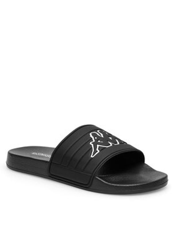 Kappa Klapki SS24-M1 Czarny. Kolor: czarny. Materiał: syntetyk