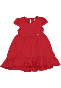 BIRBA&TRYBEYOND - Birba Trybeyond Sukienka codzienna 999 65322 00 D Czerwony Regular Fit. Okazja: na co dzień. Kolor: czerwony. Materiał: bawełna. Typ sukienki: proste. Styl: casual