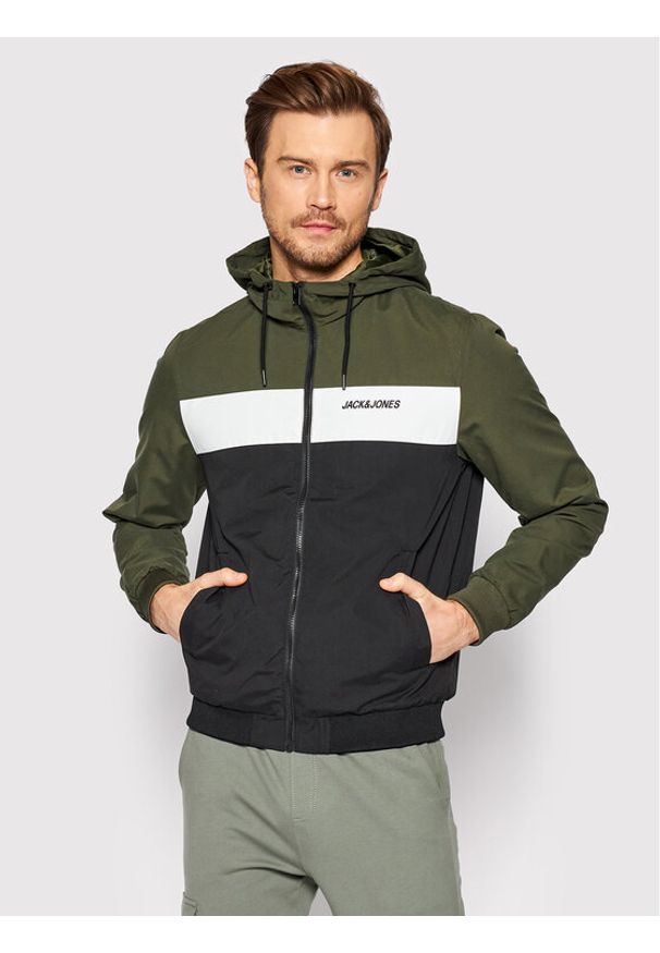 Jack & Jones - Jack&Jones Kurtka przejściowa Rush 12200208 Zielony Regular Fit. Kolor: zielony. Materiał: syntetyk