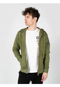 Iceberg Bluza "Hoodie" | E0726300 | Mężczyzna | Khaki. Okazja: na co dzień. Kolor: brązowy. Materiał: bawełna. Wzór: aplikacja. Styl: sportowy, casual