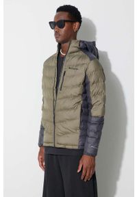 columbia - Columbia kurtka sportowa Labyrinth Loop Hooded Ja kolor zielony zimowa 1957343. Kolor: zielony. Materiał: skóra, materiał, włókno. Sezon: zima. Styl: sportowy #6