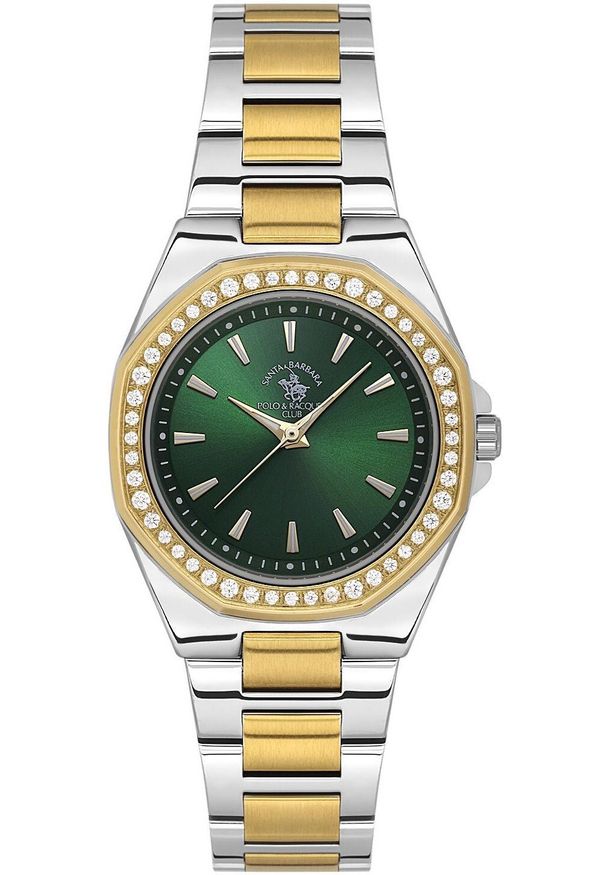 Gino Rossi - Zegarek damski Santa Barbara Rocket Polo Club SB.1.10647-5 srebrny. Kolor: srebrny