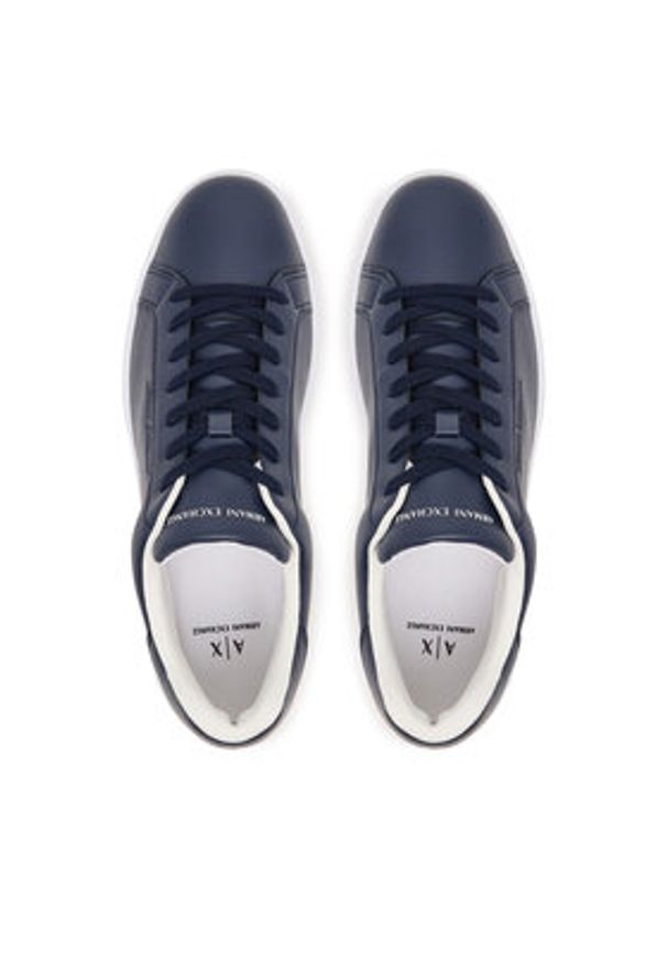 Armani Exchange Sneakersy XM000141 AF11912 UB100 Granatowy. Kolor: niebieski. Materiał: skóra