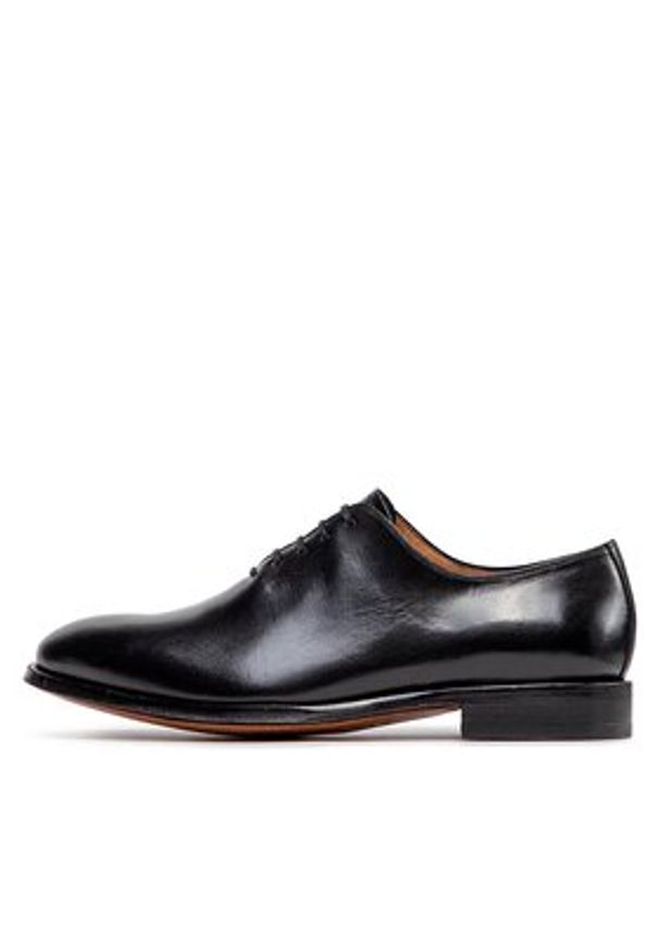 Lord Premium Półbuty Wholecut 5503 Czarny. Kolor: czarny. Materiał: skóra