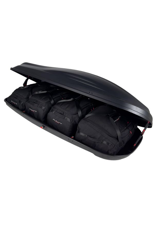 KJUST - Torby Do Boksu Dachowego Aroso München 580 4Szt Kjust. Kolor: czarny. Styl: sportowy