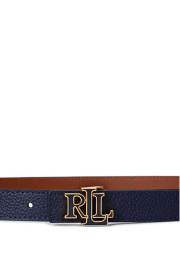Lauren Ralph Lauren - LAUREN RALPH LAUREN Pasek 412P04418001 Granatowy. Kolor: niebieski. Materiał: skóra