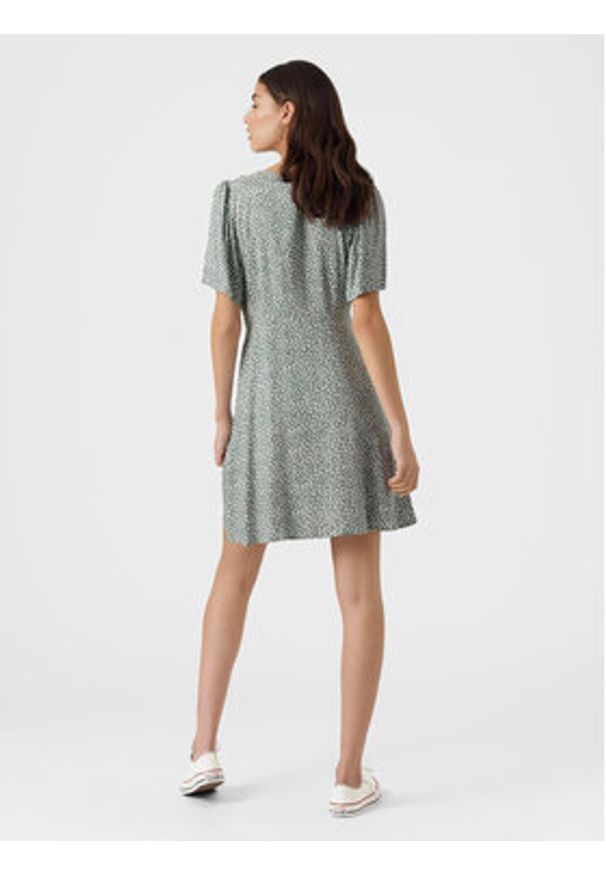 Vero Moda Sukienka letnia Alba 10292845 Zielony Regular Fit. Kolor: zielony. Materiał: wiskoza. Sezon: lato