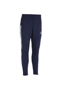 SELECT - Spodnie piłkarskie treningowe męskie Select Argentina granatowe. Kolor: niebieski. Materiał: dresówka. Sport: piłka nożna