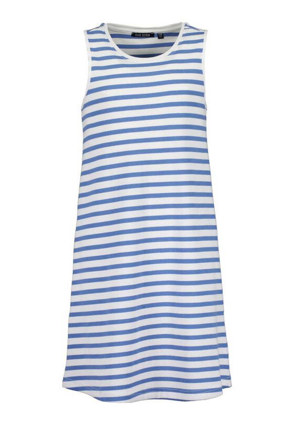 Blue Seven Sukienka letnia 528103 X Błękitny Regular Fit. Kolor: niebieski. Materiał: bawełna. Sezon: lato
