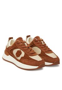 BOSS Sneakersy B Icon 50548288 Brązowy. Kolor: brązowy. Materiał: zamsz, skóra