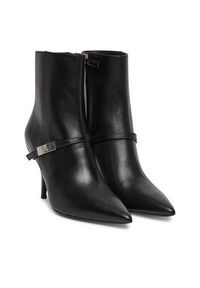 Patrizia Pepe Botki 8Y0113/L048 Czarny. Kolor: czarny. Materiał: skóra #2