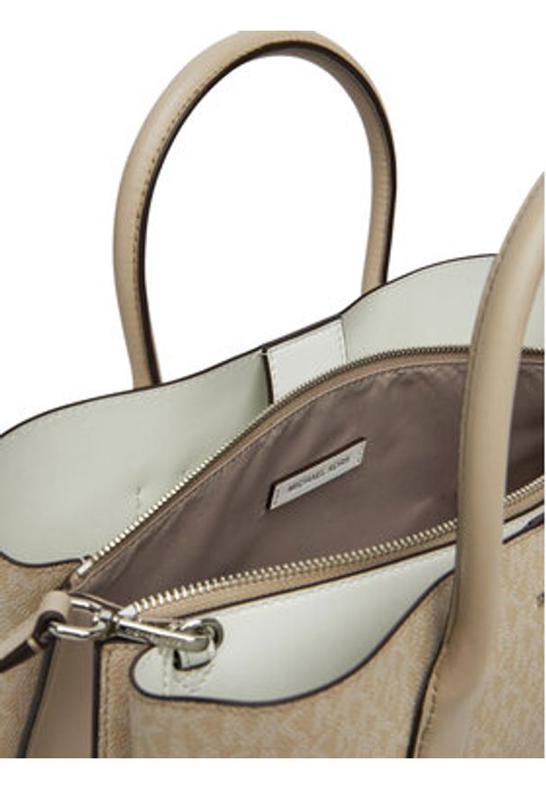 MICHAEL Michael Kors Torebka Ruthie 30S5S9RS3V Beżowy. Kolor: beżowy. Materiał: skórzane
