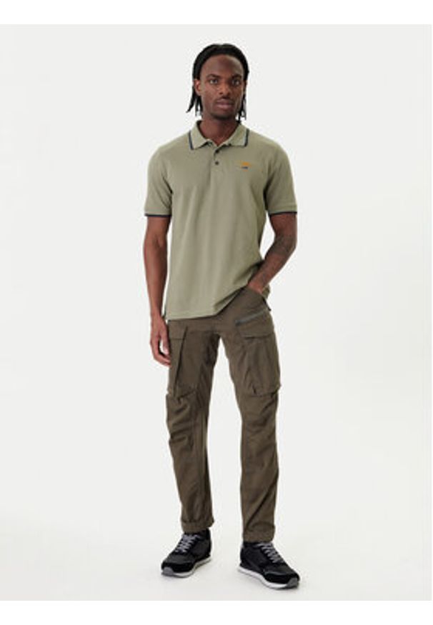 Aeronautica Militare Polo 261PO1308UP00082 Zielony Regular Fit. Typ kołnierza: polo. Kolor: zielony. Materiał: bawełna