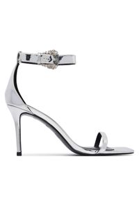 Versace Jeans Couture Sandały 80VA3S76 ZS406 Srebrny. Kolor: srebrny. Materiał: skóra #1