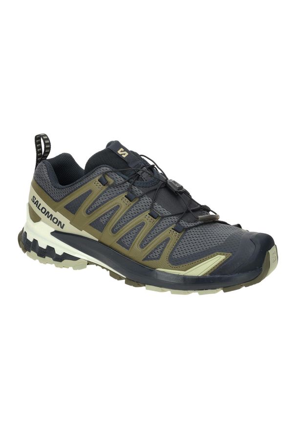 salomon - Buty do biegania w terenie Xa Pro 3D V9 Rozmiar 48 - 474675 Niebieski. Kolor: niebieski. Materiał: materiał, syntetyk. Szerokość cholewki: normalna. Sport: bieganie