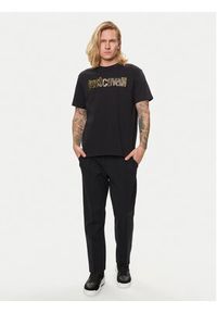 Just Cavalli T-Shirt 76OAHG15 Czarny Regular Fit. Kolor: czarny. Materiał: bawełna #2