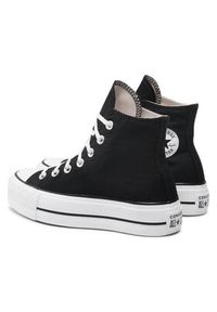 Converse Trampki Chuck Taylor All Star Lift Hi 560845C Czarny. Kolor: czarny. Materiał: materiał
