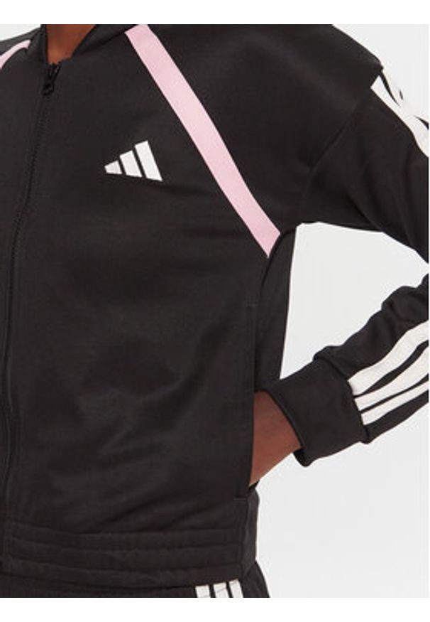 Adidas - adidas Dres Teamsport JD2674 Czarny Regular Fit. Kolor: czarny. Materiał: syntetyk, bawełna