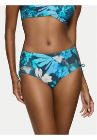 Triumph Dół od bikini Summer Fleur 10222330 Niebieski. Kolor: niebieski. Materiał: syntetyk