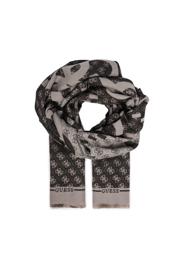 Guess Szalik AM9442 POL03 Czarny. Kolor: czarny. Materiał: materiał